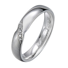 925 Sterling Silver Ring Men Diamond Inlay Fancy Jewelry Sell